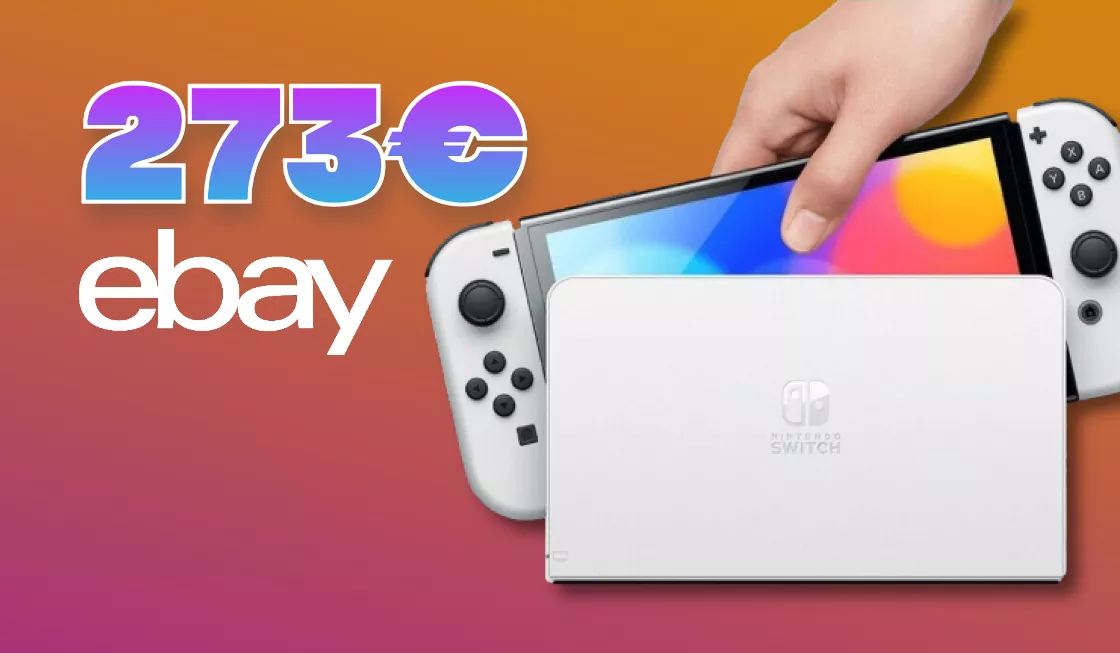 Nintendo Switch OLED: devi acquistarla OGGI con lo sconto eDays!