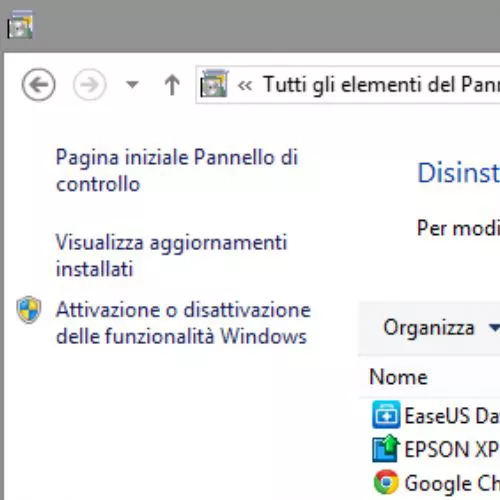 Come disinstallare Internet Explorer in Windows 8.1