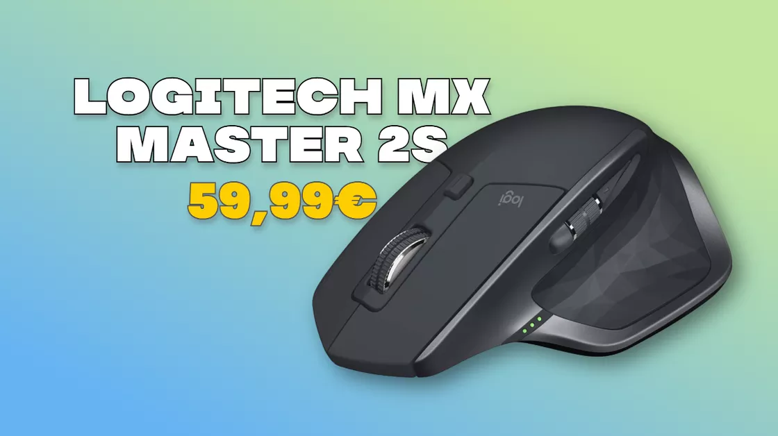Logitech MX Masters 2S: prezzo IRRISORIO per un mouse da PAURA