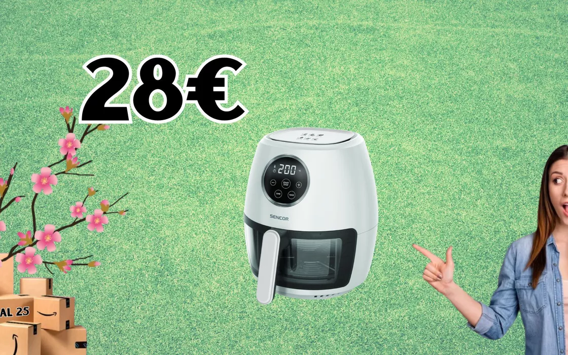 La friggitrice ad ARIA che costa solo 28 EURO, ecco il regalo di Amazon