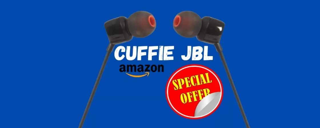Cuffie JBL ora a meno di 8 euro su Amazon