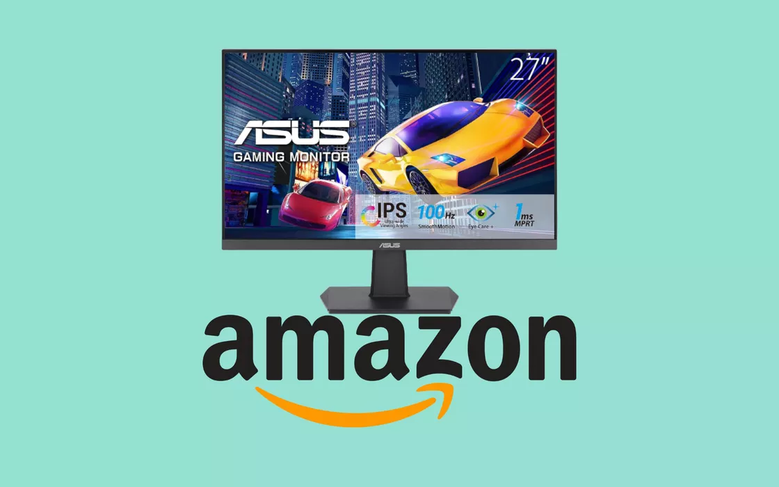 Monitor ASUS da gaming, 27 pollici FHD ad un super prezzo su Amazon