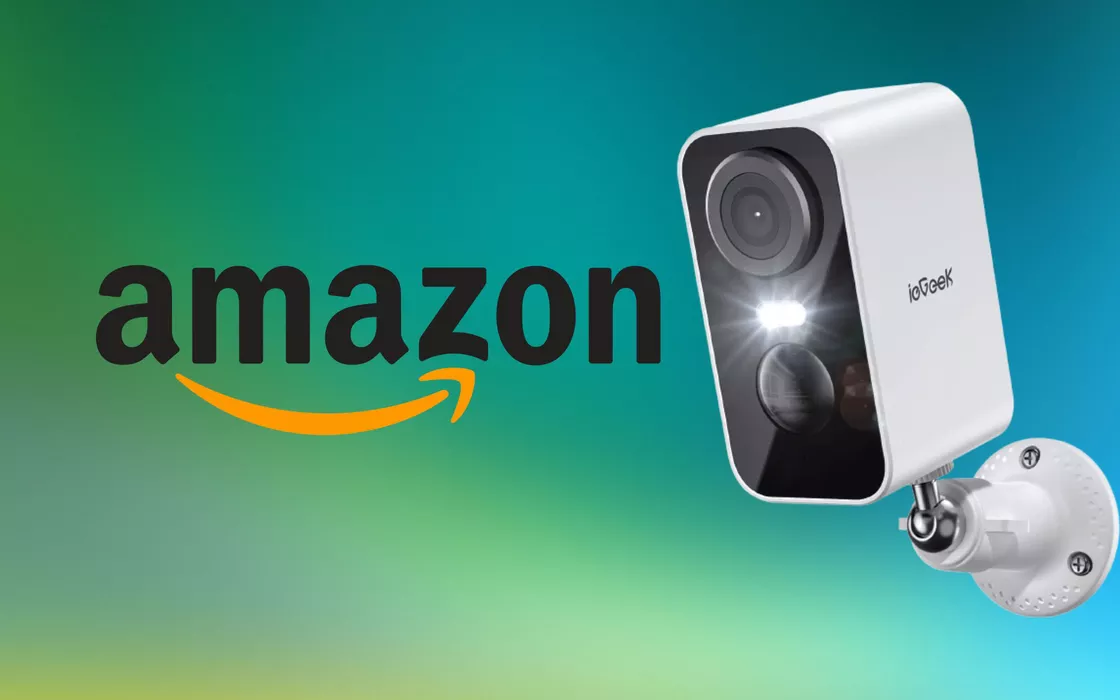 Telecamera 2K da esterno senza fili a prezzo pazzo su Amazon