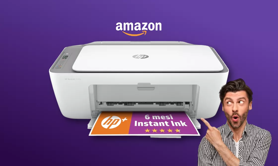 La stampante HP più richiesta OGGI costa MENO di 50€ su Amazon