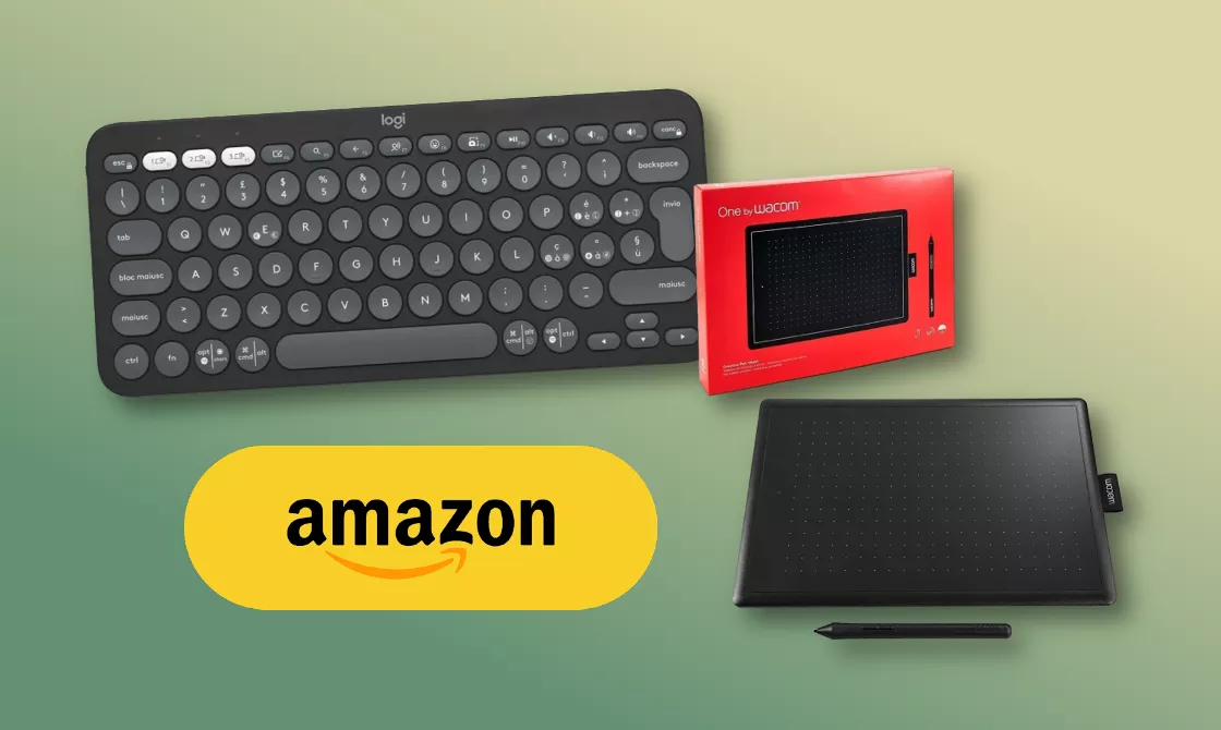 Tastiera Logitech e tavoletta grafica Wacom: bundle a prezzo SHOCK