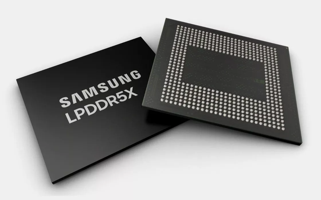 Samsung presenta per prima le nuove memorie LPDDR5X per i dispositivi mobili