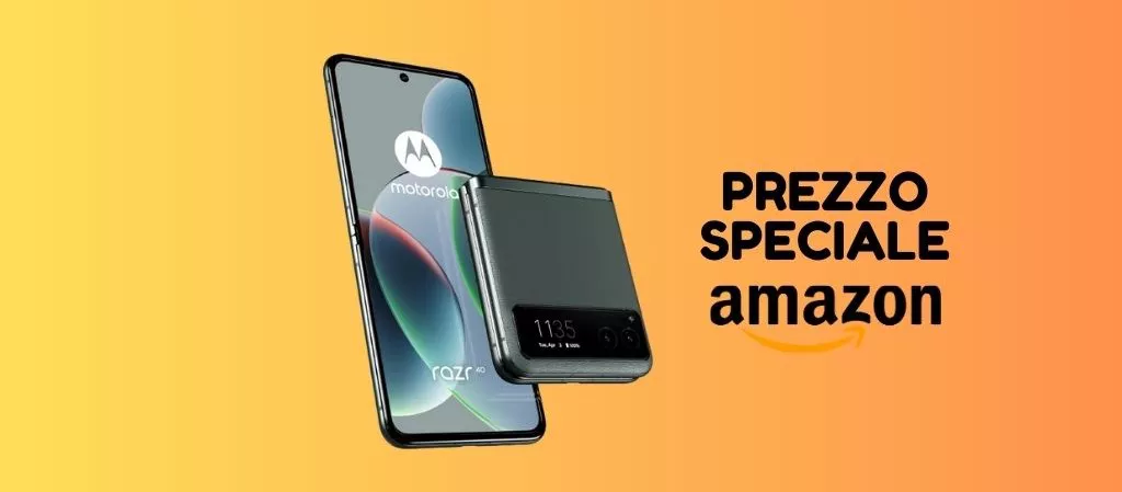 Motorola razr 40 sfiora il minimo storico su Amazon: compralo al 33% in meno