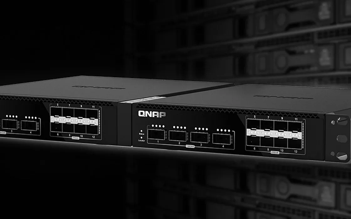 Switch managed 100 GbE: ecco il nuovo QNAP QSW-M7308R-4X