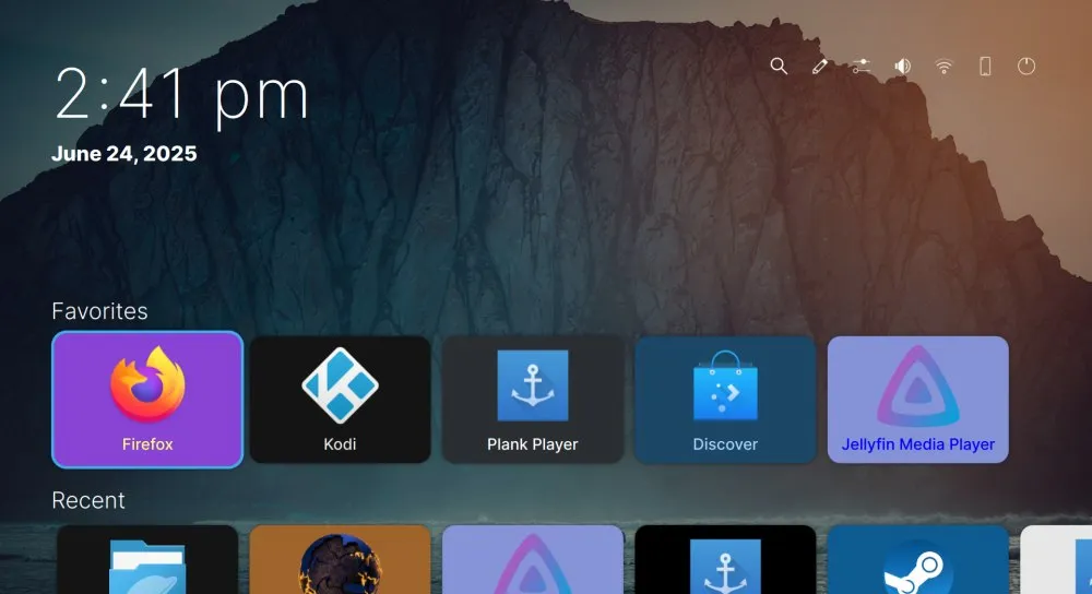 Anteprima: KDE Plasma 6.7 introduce una modalità Bigscreen pensata per la TV