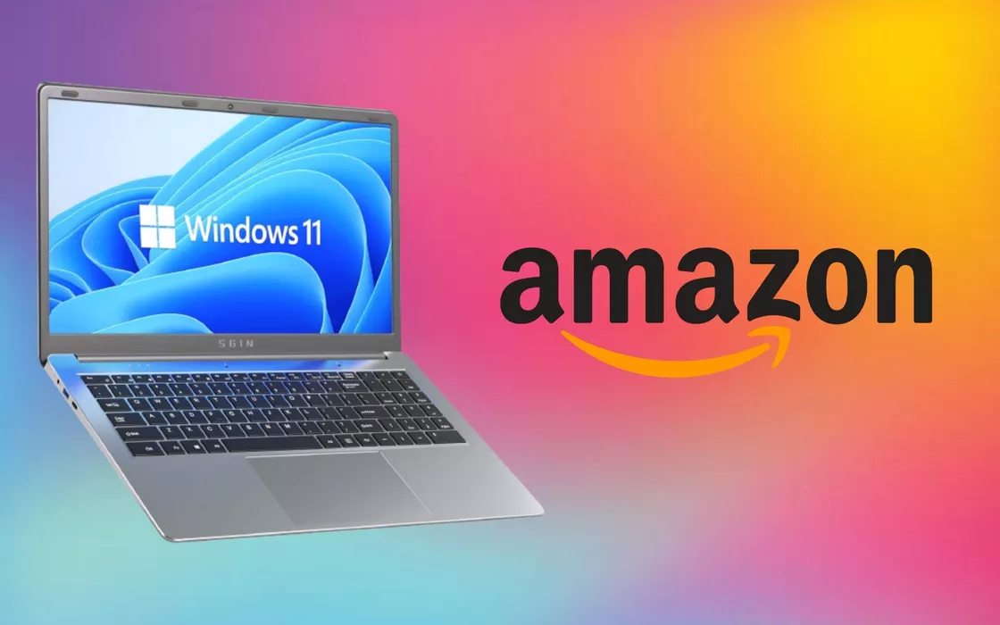 Un portatile a 229 € su Amazon, ha 15