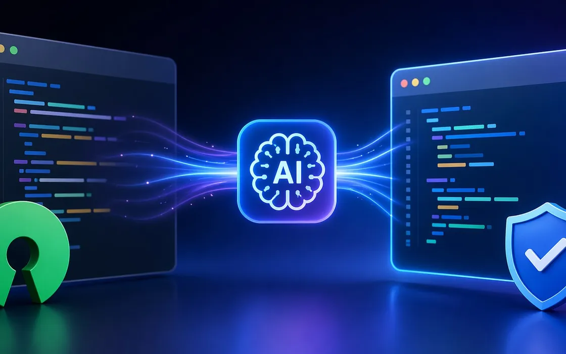 Tool AI replica software open source senza violare le licenze