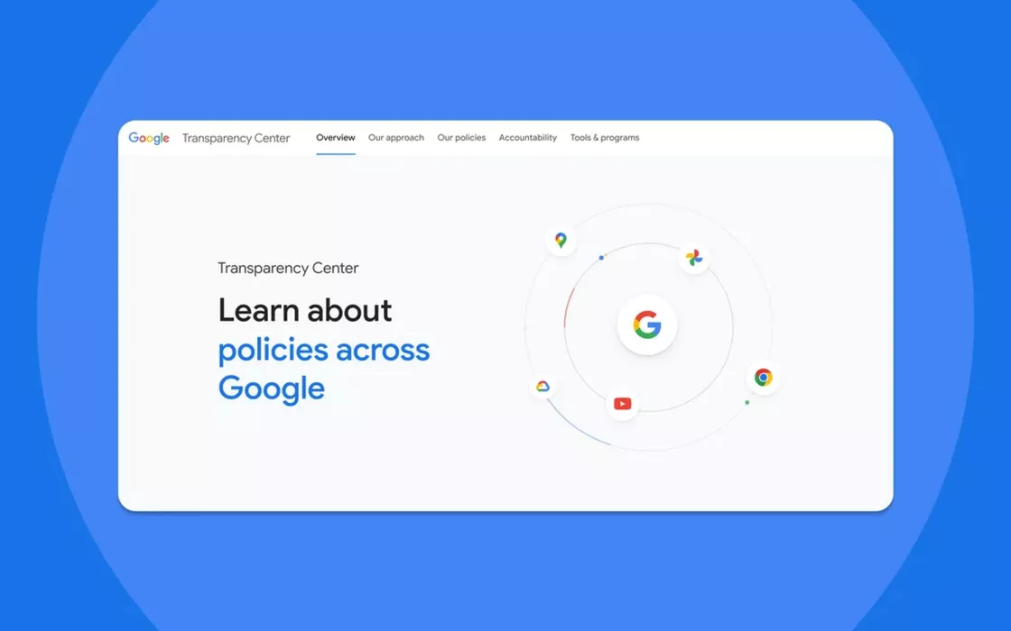 Google dà vita a un nuovo Centro per la Trasparenza