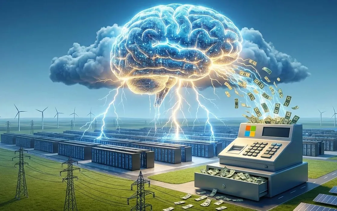 Microsoft paga il conto dell'AI
