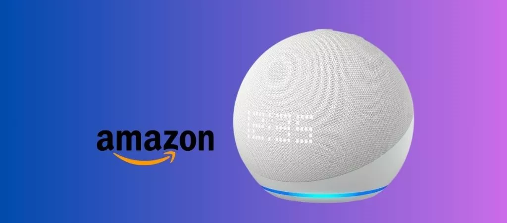 Altoparlante Intelligente Echo Dot con orologio ORA IN OFFERTA su Amazon!