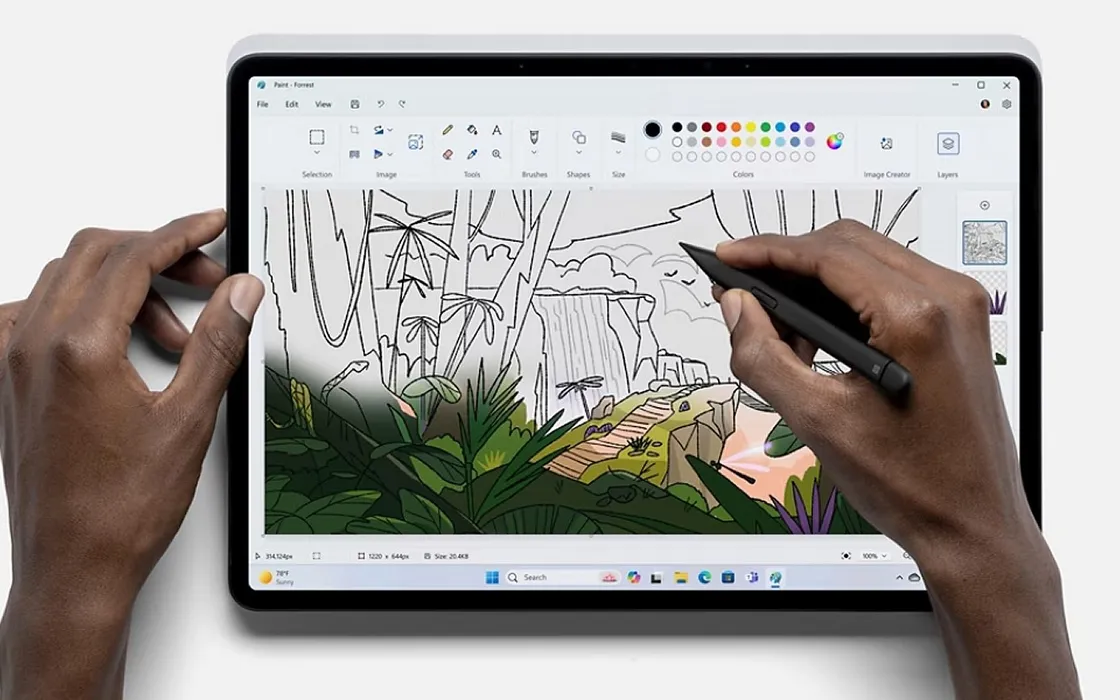 Sapevi che Paint in Windows 11 permette di usare i livelli sulle immagini?