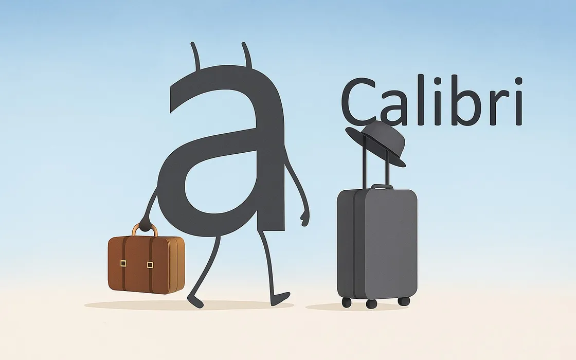 Il povero font Calibri dichiarato illegale e messo al bando nei documenti ufficiali