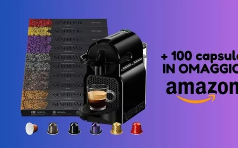 Macchina da caffè Nespresso: prezzo speciale + 100 capsule OMAGGIO!