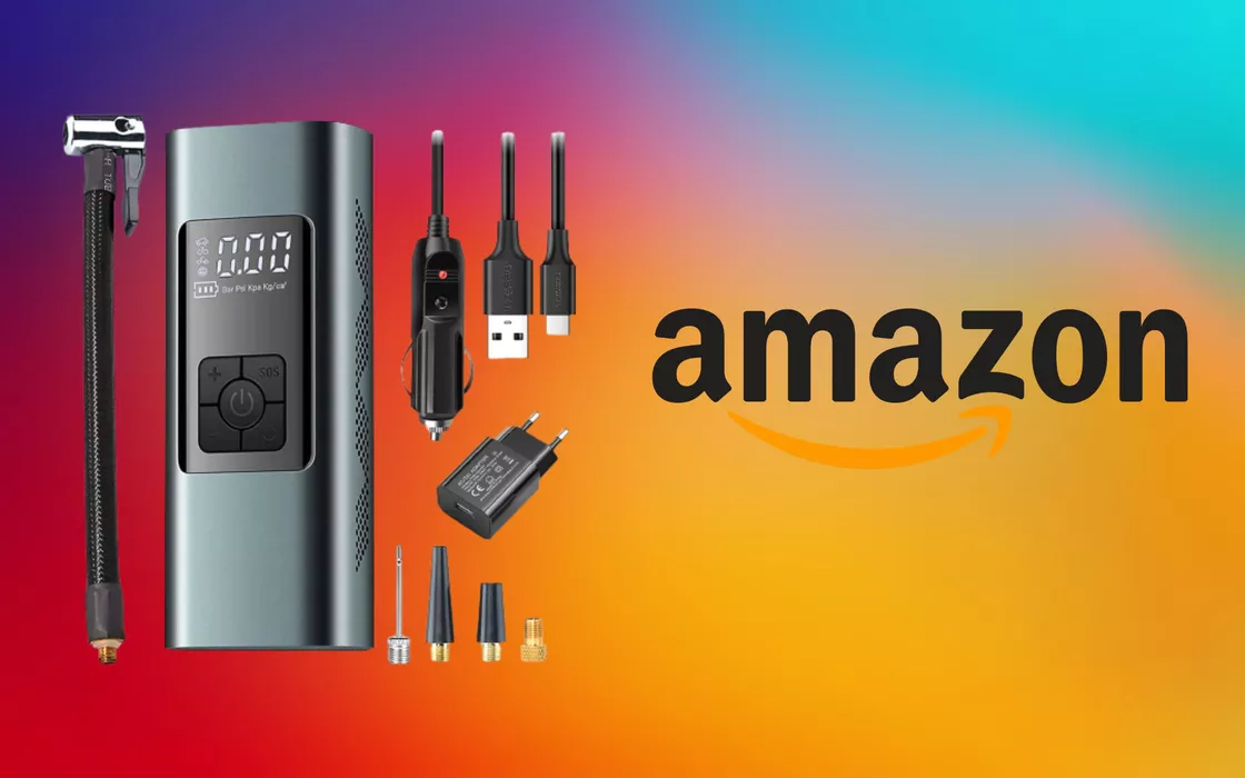 Compressore portatile in sconto su Amazon, è quello migliore in assoluto