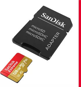 microSD SanDisk 128GB con adattatore SD