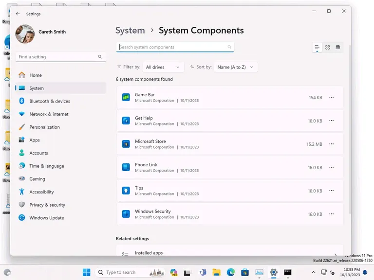 Windows 11 permette di rimuovere app preinstallate e componenti di sistema