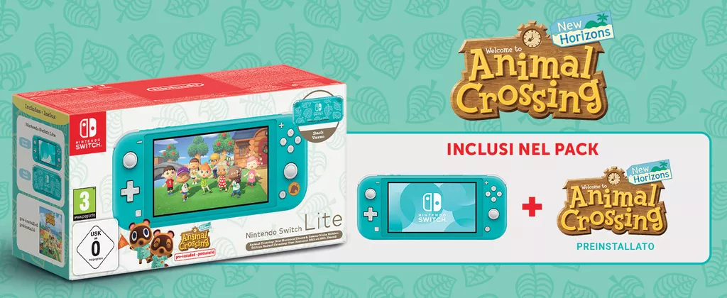 Nintendo Switch Lite edizione speciale Animal Crossing