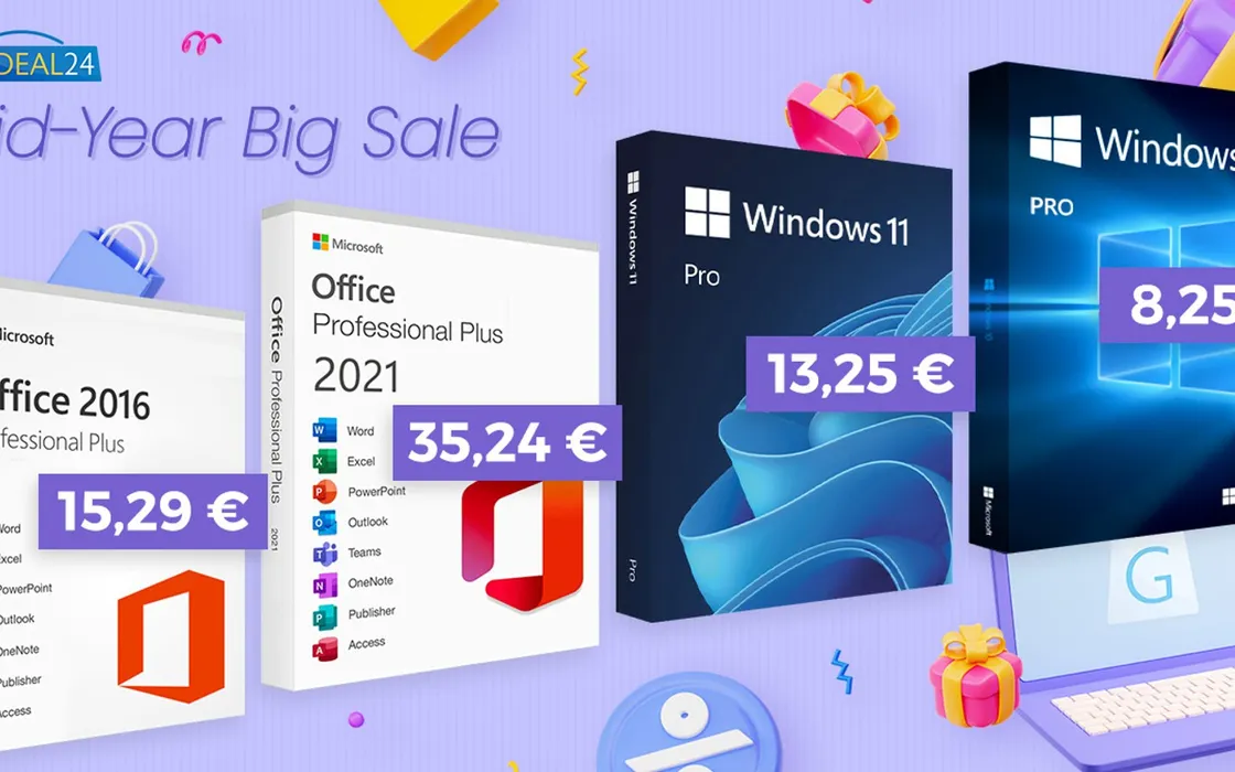 Godeal24, saldi di metà anno! Niente trucchi, solo risparmio su Office e Windows