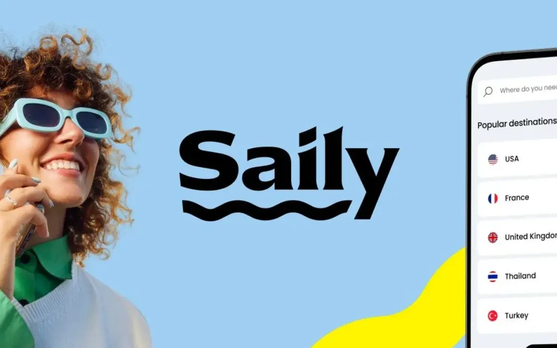 Con l'eSIM di Saily internet all'estero senza roaming e costi nascosti