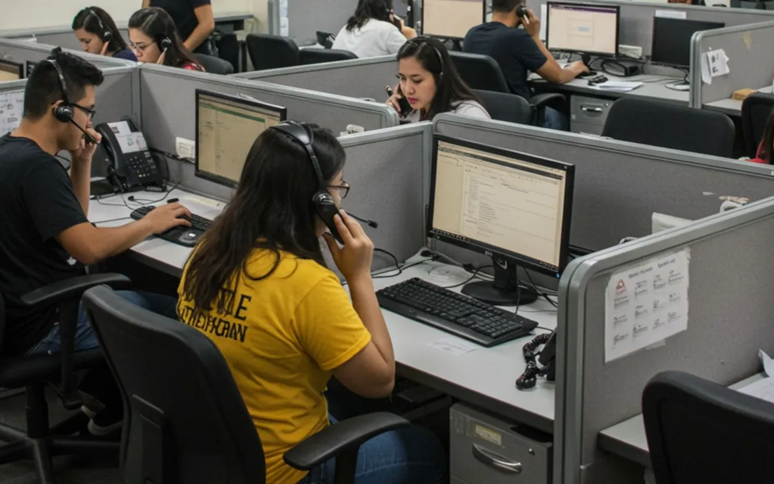 Altro che AI, era un call center filippino