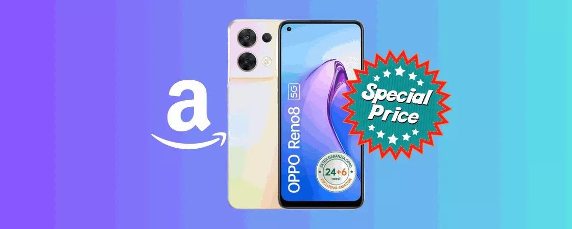 OPPO Reno8 oggi è quasi REGALATO: milioni di CLICK in queste ore su Amazon