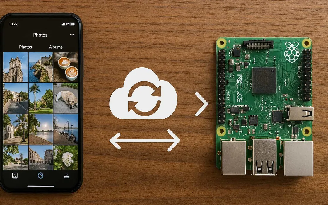 Sincronizzare le foto del telefono con Raspberry Pi e Syncthing: guida rapida e sicura