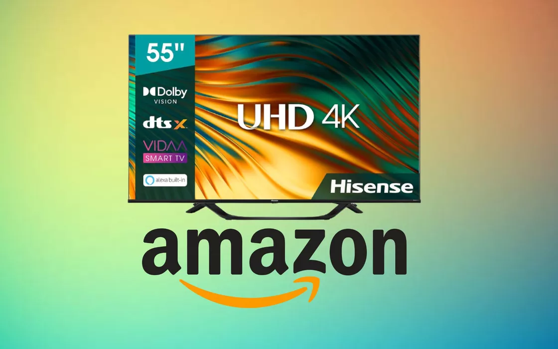 Super smart TV Hisense 4K HDR10+ da 55