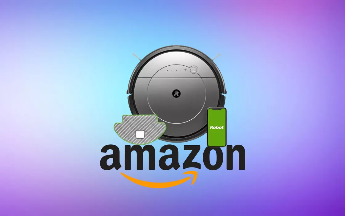 Robot aspirapolvere Roomba Combo regalato su Amazon (-21%)