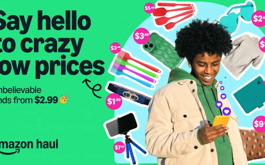 Amazon Haul: la nuova sezione e-commerce low cost che sfida Temu