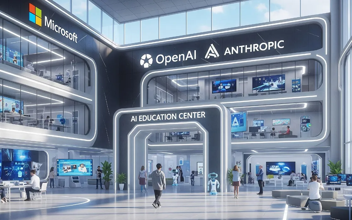 National Academy for AI Instruction: Microsoft, OpenAI e Anthropic insieme per la formazione docenti