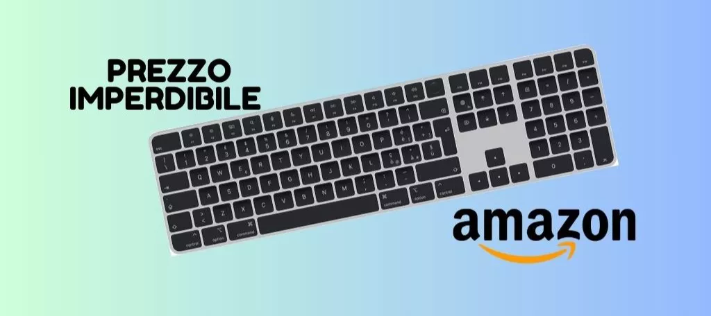 Tastiera Apple Magic Keyboard in SUPER PROMO su Amazon, corri a prenderla!