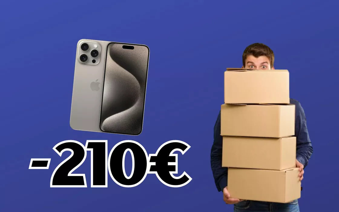 Risparmia più di 200 EURO sull'iPhone 15 Pro Max, offre Amazon