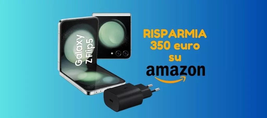 Samsung Galaxy Z Flip5: su Amazon lo paghi 350 euro IN MENO!