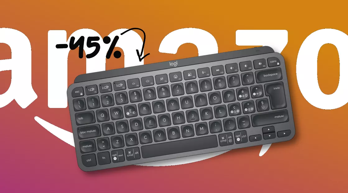 La Logitech MX Keys Mini è la tastiera PERFETTA per PC e Mac: sconto ASSURDO del 45%