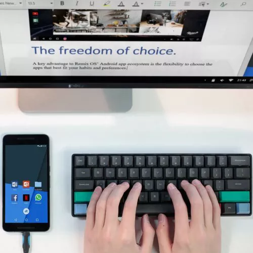 Come trasformare smartphone in un PC con tastiera e mouse
