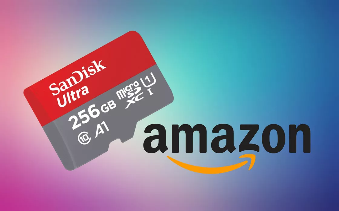 Micro SD SanDisk Ultra da 256GB, il prezzo è al minimo su Amazon