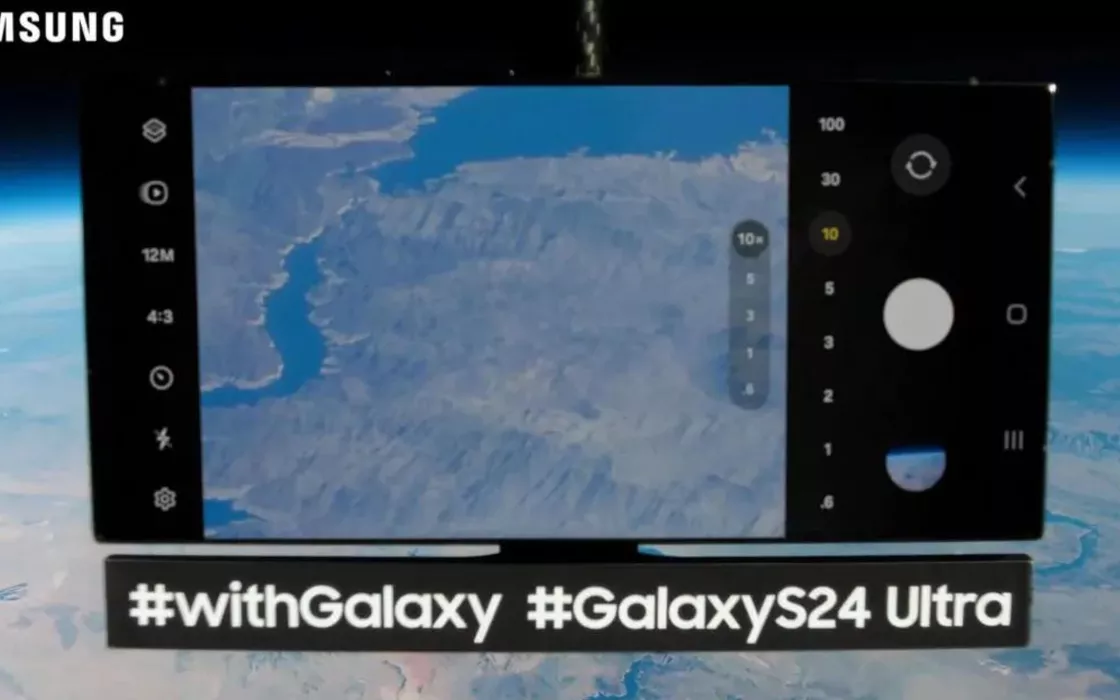 Galaxy S24 Ultra, le foto con zoom alla Terra dallo spazio sono mostruose