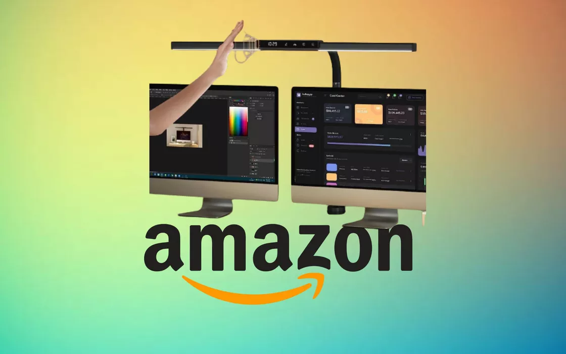 Lampada LED professionale per computer al 20% su Amazon