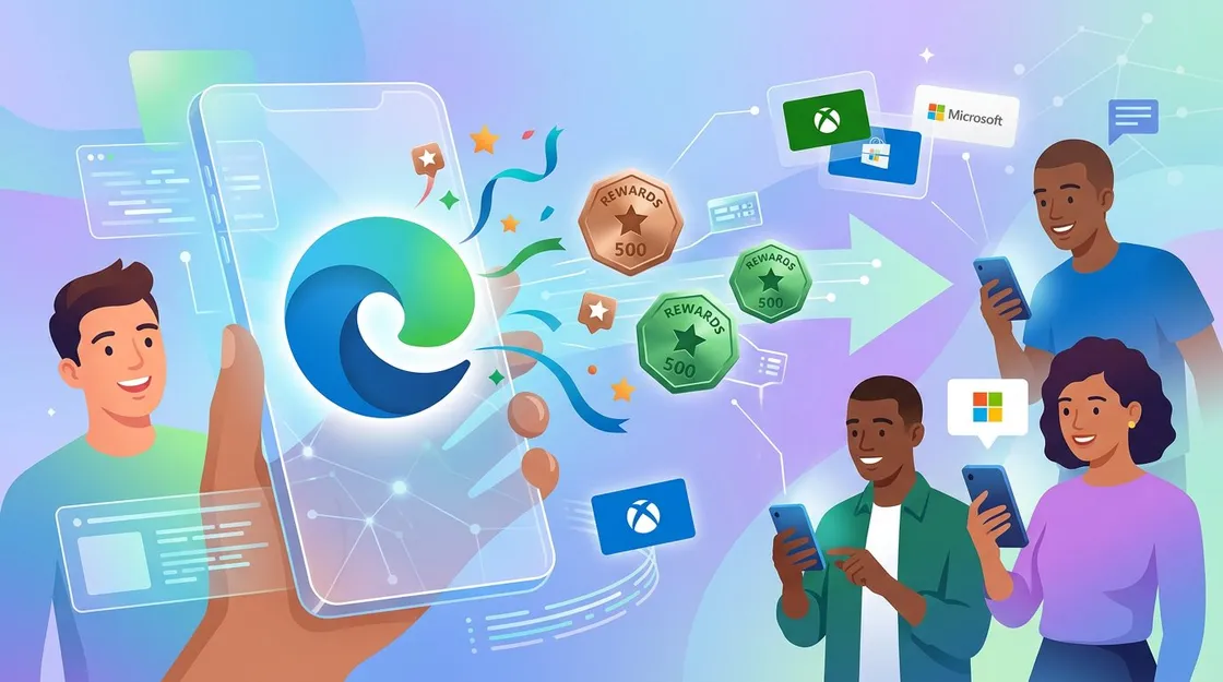 Microsoft pagherà utenti per convincere i conoscenti a usare Edge