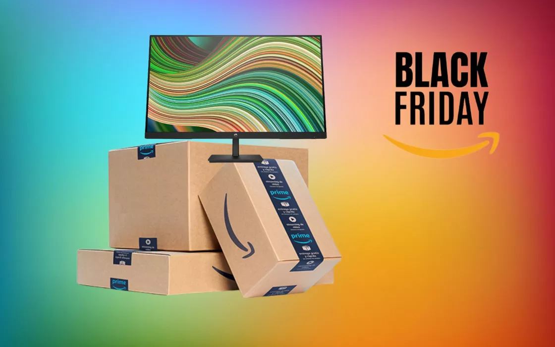 Monitor HP da 27 pollici FHD in promo al Black Friday Amazon