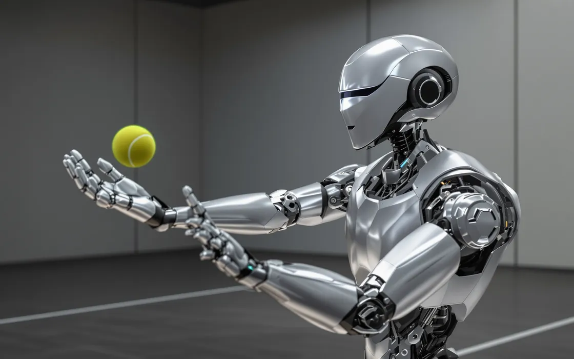 Video mostra il Robot UBTECH mentre gioca a tennis