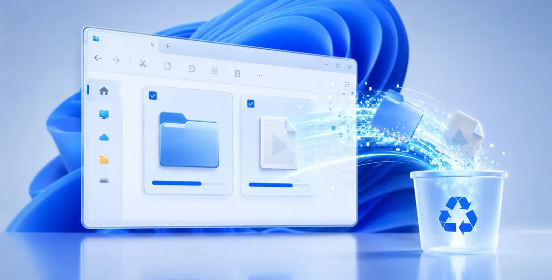 Windows 11 accelera la cancellazione dei file di grandi dimensioni
