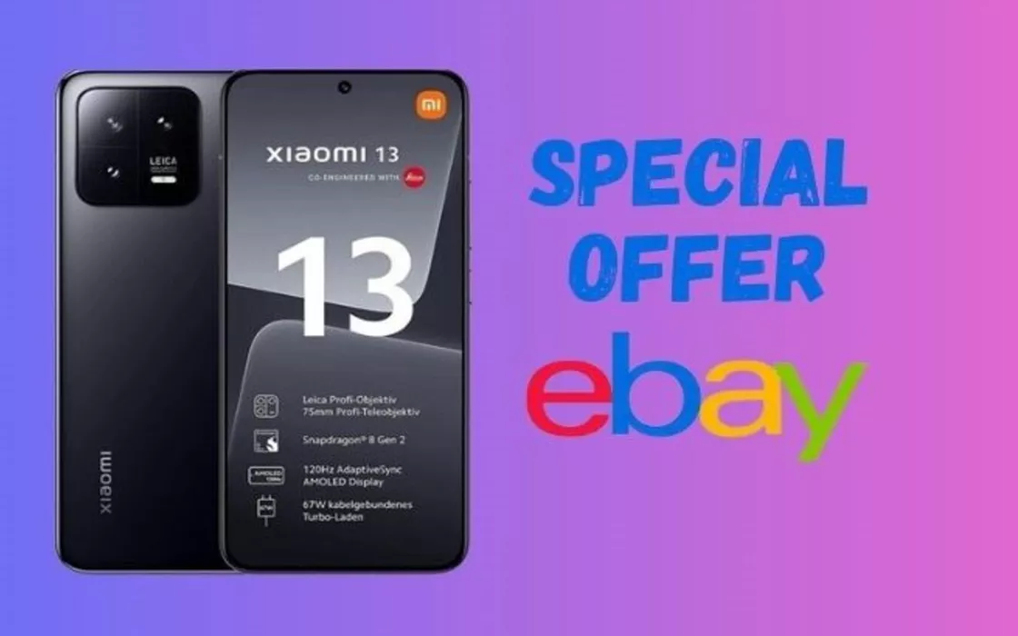 SOLO per OGGI su eBay lo Xiaomi 13 TI COSTA 380 euro IN MENO