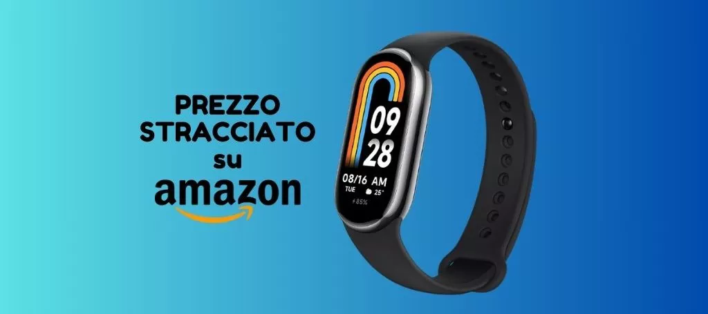 Oggi su Amazon PREZZO STRACCIATO per il Mi Band 8!