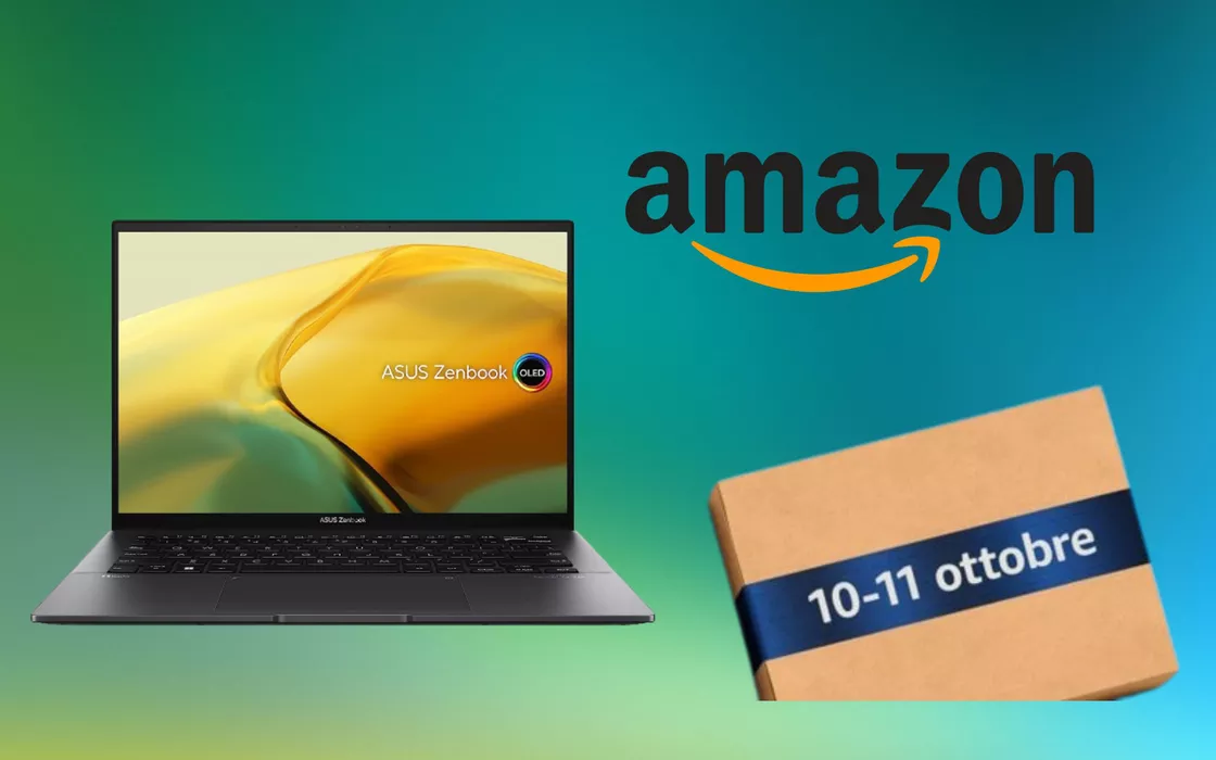 Lo ZenBook di ASUS con processore Ryzen 7 in super sconto su Amazon