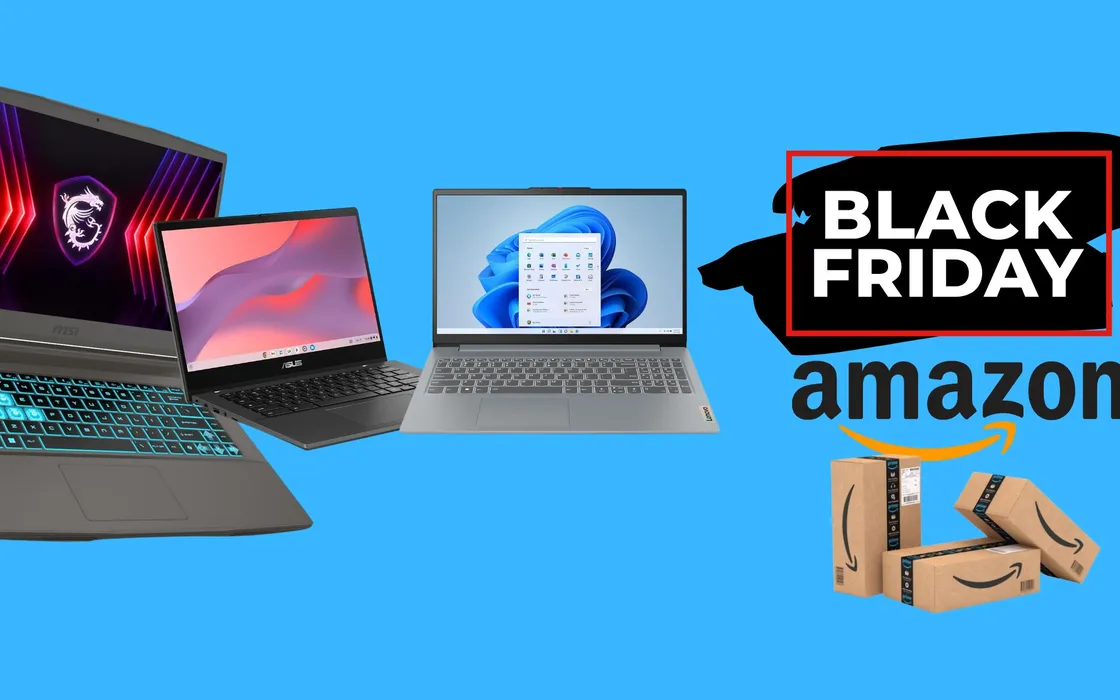 Black Friday Amazon 2024: i migliori notebook in sconto